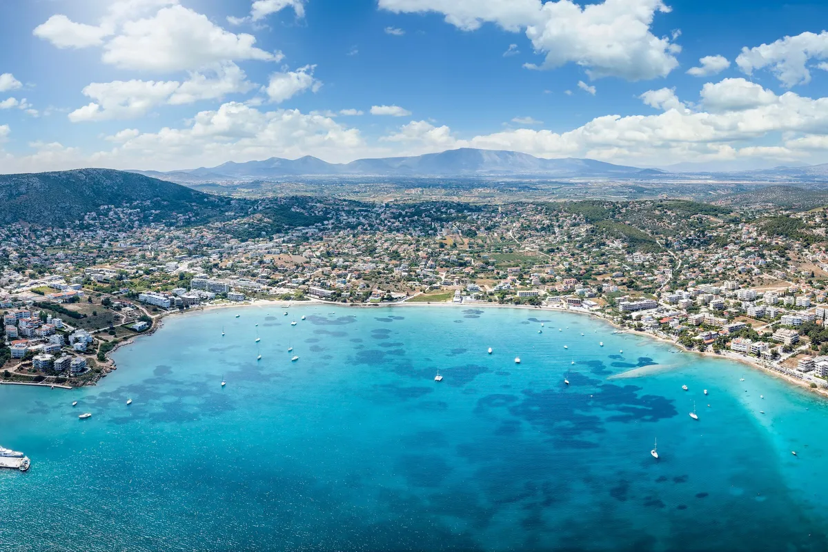 Marina Aylakiou in Limenas Markopoulou, Greece