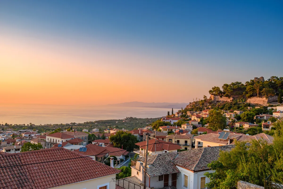 Kyparissia Port Marina in Kyparissia Municipal Unit, Greece