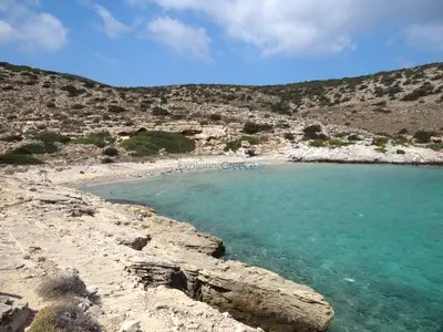 Vorini Spilia Bay in Agios Georgios, Greece — photo 5