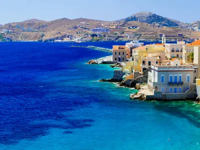 Foinikas Bay in Posidonia, Greece — photo 2