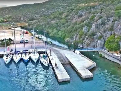 Epivatigos Port, marina in Αμμουλιανή, Greece — photo 2