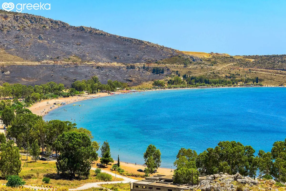 Karathona Bay in Municipal Unit of Nafplio, Greece