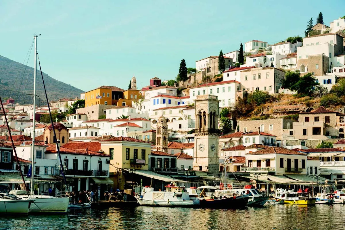 Hydra - Hydra Port, marina in Hydra, Greece — photo 5