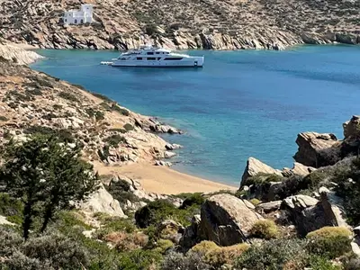 Three Churches Bay in Manganari, Greece — photo 3