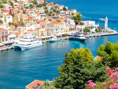Marathountas Bay in Symi, Greece — photo 2