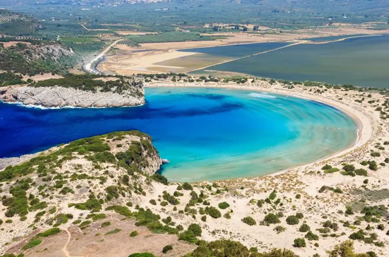 Voidokilia Bay in Greece