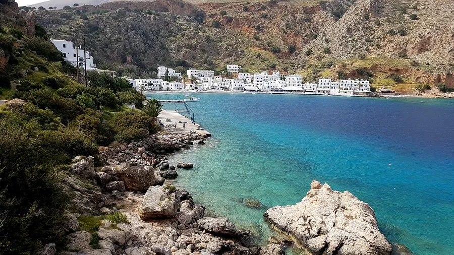 Loutro Bay in Anopoli, Greece