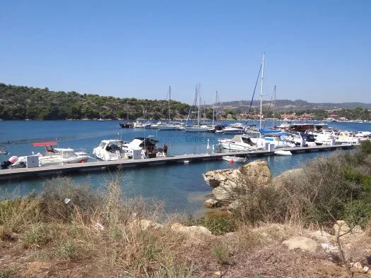 Small Port, marina in Sithonia Municipal Unit, Greece