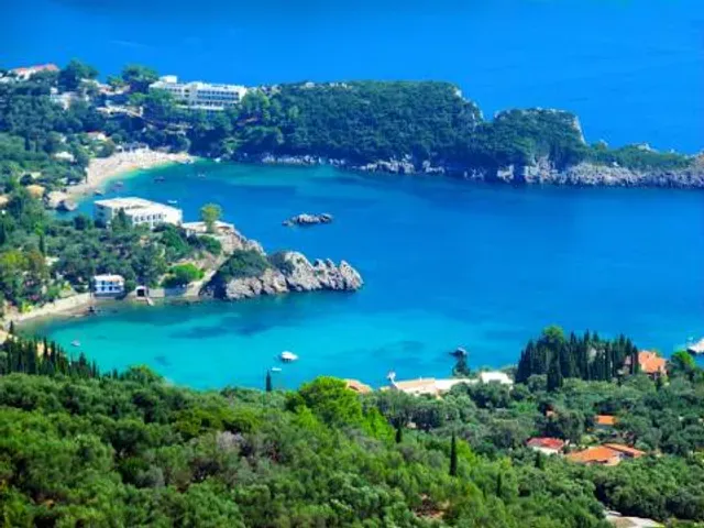 Island Bay in Sithonia Municipal Unit, Greece