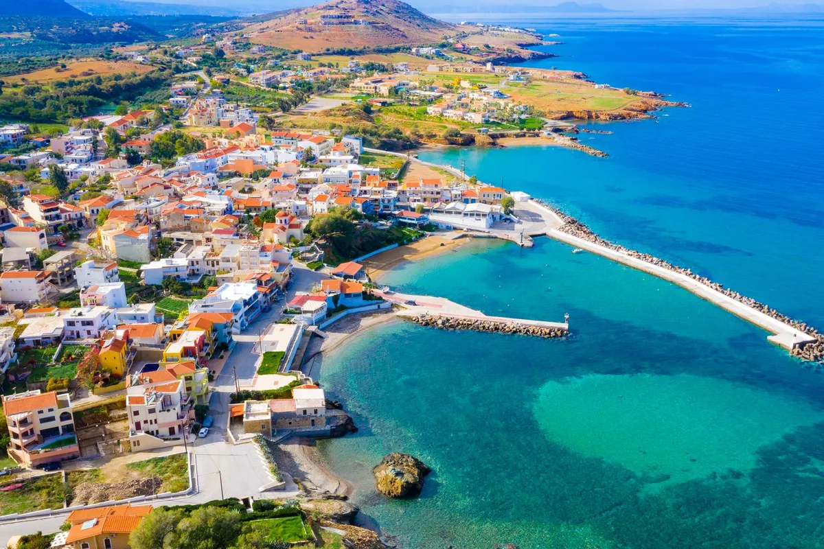 Marina of Panormos in Panormos, Greece