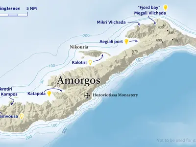 Kalotaritissa Bay in Amorgos, Greece — photo 3