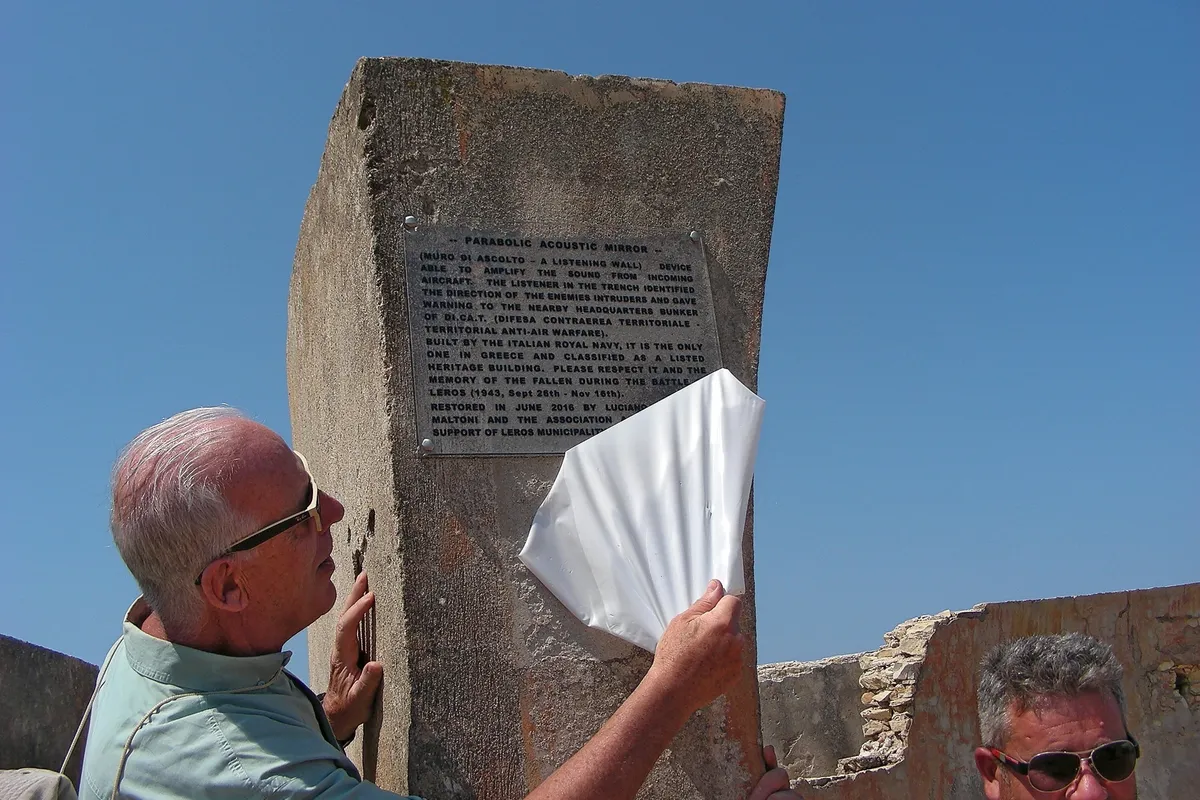 AeroPhone - Listening Wall 2nd World War built by the Italians - Photo 3