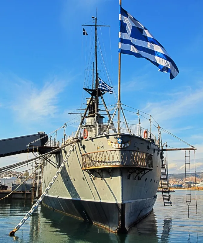 Floating Navy Museum Battleship Georgios Averof - Photo 4