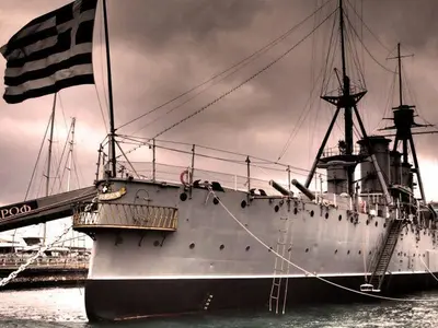 Floating Navy Museum Battleship Georgios Averof - Photo 2