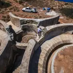 AeroPhone - Listening Wall 2nd World War built by the Italians